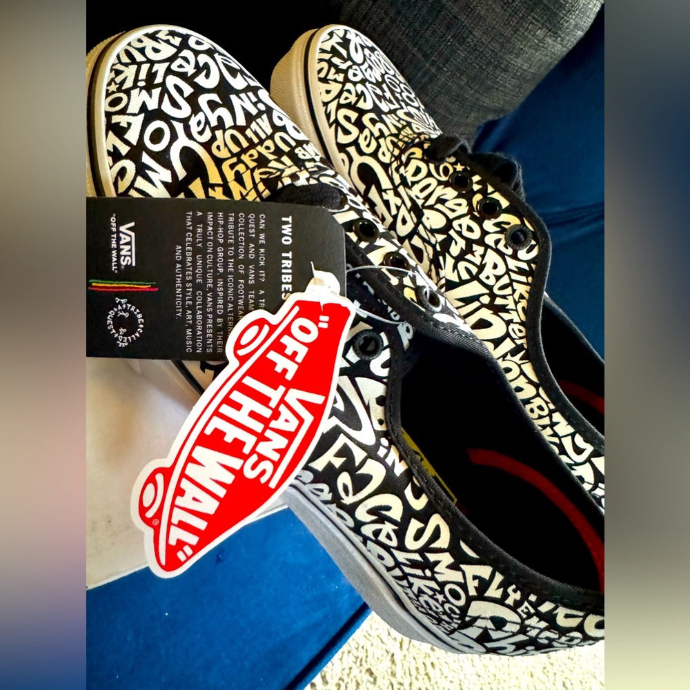 BNIB Limited Edition Tribe Called Quest Vans - women’s size 6